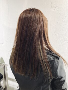 ウメヤ(UMEYA) アッシュベージュ+インナーハイライト