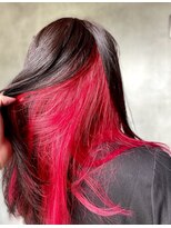 ジ オブスキュア(THE OBSCURE)&nbsp;インナーカラー　レッド