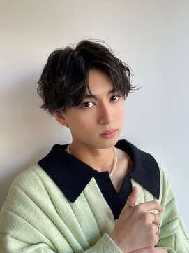 ツーダブルバイフィフス 西梅田店(WW.. by fifth) ツイストスパイラルパーマメンズパーマツイストパーマウルフ梅田