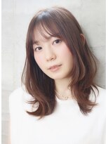 ブリス(VLISS)&nbsp;くびれセミディ＿ショコラベージュベビーバング