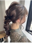 【minami】編みおろし/結婚式ヘアセット/ロングアレンジ