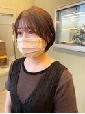 丸みショートボブ