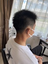 コアフィールフィス(COIFFURE fils)&nbsp;《見附　今町》メンズ　ソフトモヒカン　夏ヘア
