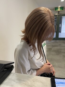 シェノン 武庫之荘(CHAINON) セクションカラー/グラデーションカラー/ペールベージュ