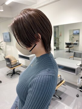 レフ(LEF) 【オダオススメ！】センターショートウルフ×ハンサムショート