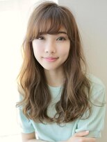 ほぐしウェーブのリラックスミディロング