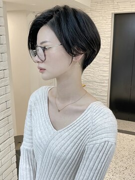 ヘアメイク シンズ レインボー(Hair Make SHIN'S RAINBOW) ショートボブ/大人巻き/ぷつっとボブ/ナチュラルモード/高松