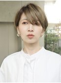 大人マッシュショート/丸みショート/イメチェン/30代40代50代