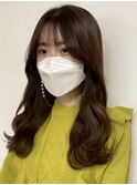 インナーグレージュ/マチルダボブ/前髪/ピンクベージュ/柏