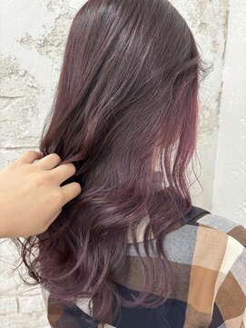 プライズ アイリス 池袋東口店(prize Iris) 推しカラー/インナーカラー/ワインレッドカラー/サラ艶ヘア/池袋