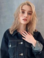 アグ ヘアー ダリア 喜多方店(Agu hair dahlia)&nbsp;《Agu hair》海外風ホワイトベージュ×numberA.ヘアバター