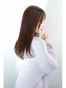 ヘアーアンドメイクナチュールの写真/【毎日がサロン帰り◇憧れのサラツヤ髪へ】リピーター続出中のNATURE式*最新ナチュラルストレートメソッド*