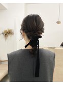 ヘアセット　ヘアアレンジ　福岡　天神　薬院　今泉　20代