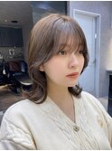 韓国レイヤー/韓国風/ボブ/髪質改善/黒髪/ブリーチなし〔池袋〕