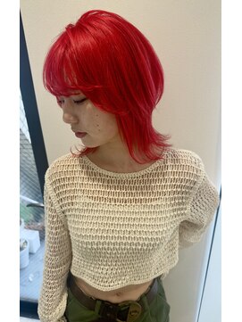 フラワーズペタルバイスミカ(Flowers petal by sumika) レッドカラー