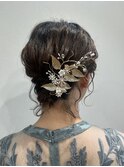 結婚式ヘアセット