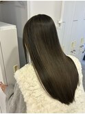 オリーブグレージュ/艶感カラー/透明感カラー/名古屋/髪質改善