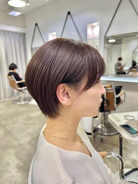 メモリーズ 表参道(Memories) 大人かわいい小顔ショートショートヘア30代40代50代白髪ぼかし