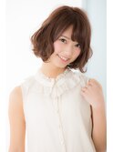 山村/小顔ボブ/ゆるふわパーマボブ/前下がりボブ/大人ボブ銀座