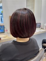 コノアラボ 守谷店(Conoah labo) くびれヘア/アプリコットオレンジ/ハイライトカラー/守谷/白髪