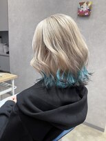 ルピネバイバド(Lupine by bud)&nbsp;White beige×２tone end color