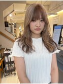 遊び心あるミックスカラーレイヤーカット横浜　成田