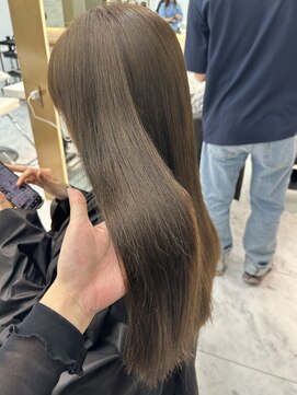 ロンドルピナス 小倉(Lond Lupinus) オリーブベージュ/ワイドバング/美髪のススメ/外ハネボブ/北九州