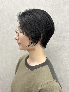 ヘアサロン ドットプラス 町田店(dot. plus) 【中西里美】黒髪ショートボブ/夏のヘアアレンジ/町田