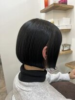 シアアルン 新小岩店(SHEER alun)&nbsp;ブルーブラック×ミニボブ