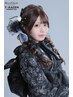 【電話予約のみ】成人式当日ヘアメイク+メイク+着付け￥24.200～