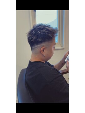 ジュール メンズ 大分(Joule men's) フェザーパーマ/スパイキーショート/スペインカール/[大分駅]