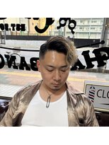 ゴートファミリー 川口(G.O.A.T FAMILY)&nbsp;サイドパート　メッシュ　パーマ