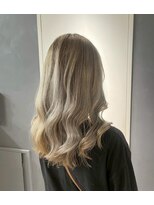 ソワンドゥブレスシエン 堀江店(soin de brace CIEN)&nbsp;韓国前髪顔周りロング×レイヤーグレージュ[堀江/髪質改善]