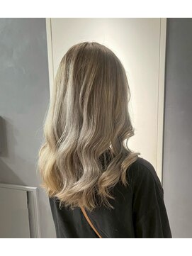 ソワンドゥブレスシエン 堀江店(soin de brace CIEN) 韓国前髪顔周りロング×レイヤーグレージュ[堀江/髪質改善]