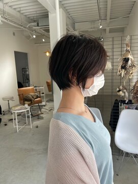 ジュベ 別府店(juve.) 別府ショートボブ顔まわりレイヤーカット髪質改善カラー20代30代