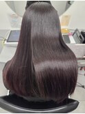 【tocca茨木　篠原】美髪矯正×ワインレッド＝最高の艶スタイル