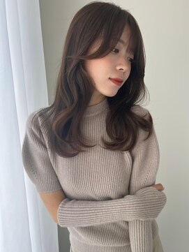 ソヨン 栄店(SOYON) 似合わせカット/ミディアムレイヤーカット/大人ガーリー/くせ毛