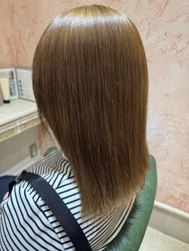 ジール(zeal) 着物ヘア/大人ガーリー/ダークアッシュ/似合わせカット/成田