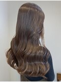 ブリーチなしダブルカラーナチュラルベージュアッシュグレージュ