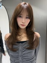 サンドイエナ 横浜店(sand yena) ロングヘア/レイヤーカット/ロングレイヤー/顔周りカット