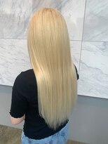 アース コアフュールボーテ 諏訪店(EARTH coiffure beaute) ホワイトブロンドエクステダブルカラーケアブリーチハイライト