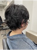 【中目黒】大人のショートパーマ☆ニュアンスパーマグレージュ
