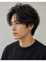 アイトーキョー 名古屋栄(AI TOKYO)&nbsp;ニュアンスパーマ/フェザーパーマ/センターパート/名古屋