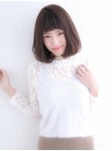 のばしかけでも可愛い小顔ボブ