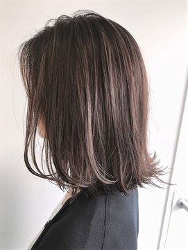 ソーコ 渋谷(SOCO) 【SUN】大人ハイライトカラーグラデーション　オリーブグレー