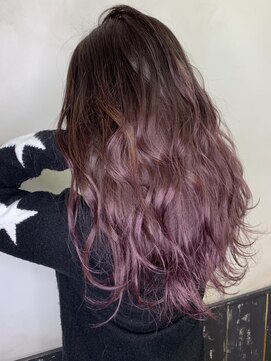 オースト ヘアー ステラ 新宿店(Aust hair Stella) ケアブリーチ＊アディクシーパープルガーネット【KIZASHI】