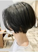 グラデーションボブ【20代/30代/40代/ショート/パーマ】H