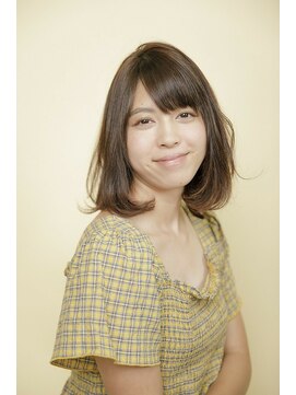 アフロディーテ ギンザ 秋葉原店(APHRODITE GINZA) グレージュカラー/シルキーベージュ/斜めバング/秋葉原