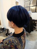 ネウィ 池袋(newi) ブルー×ツーブロック