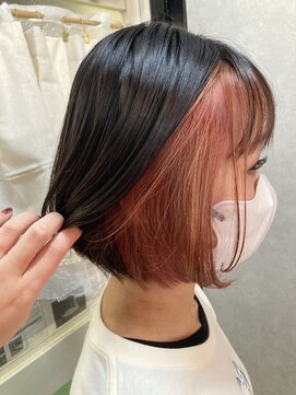 ソーヤ(SAWYER) ＊イヤリングカラーインナーカラーピンクベージュ